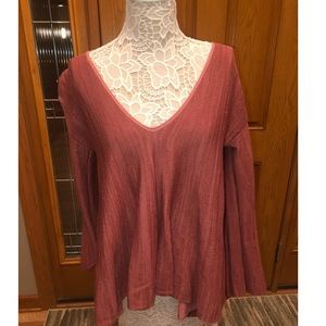 Free People Pink Sweater